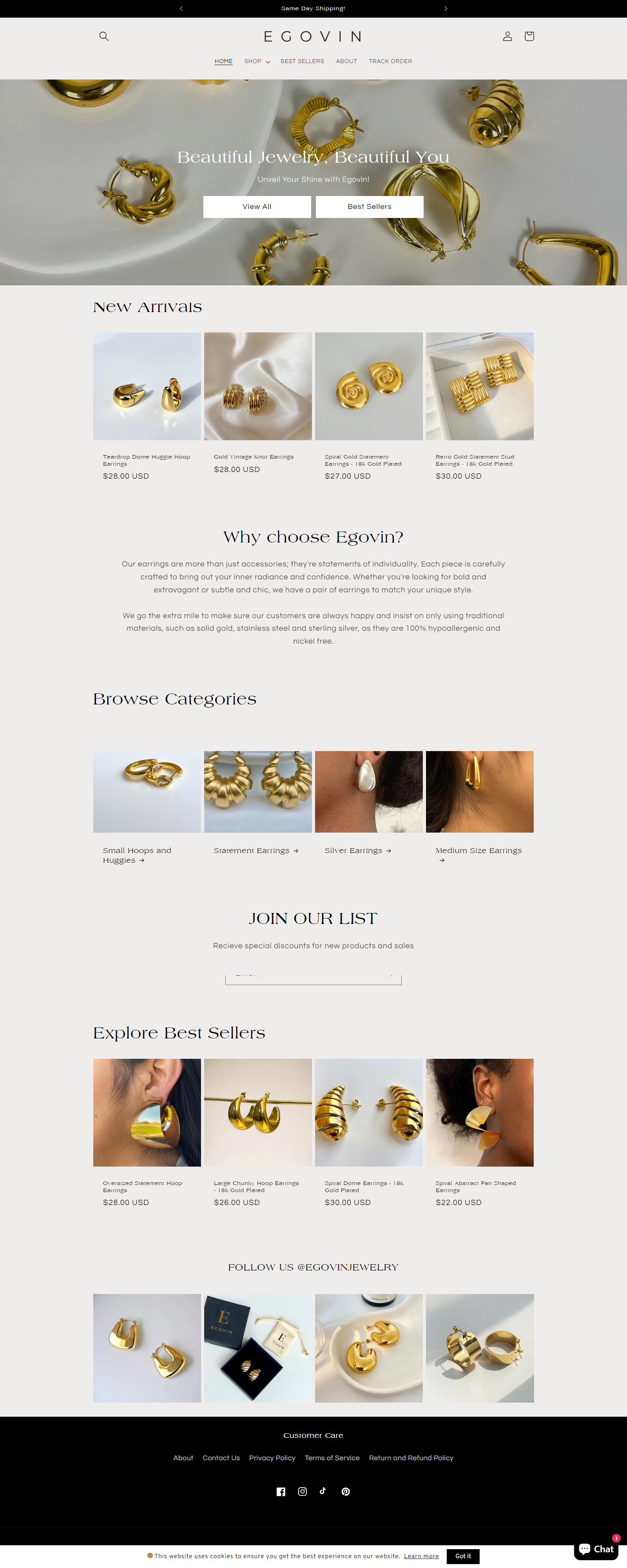 Jewelry Website